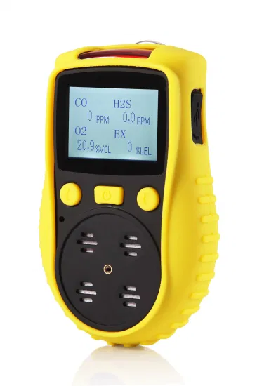 Detector de gás portátil único portátil com aprovação CE para H2s, Co, O2, Nh3, CO2, No2, Hcn, Monitor de gás pH3