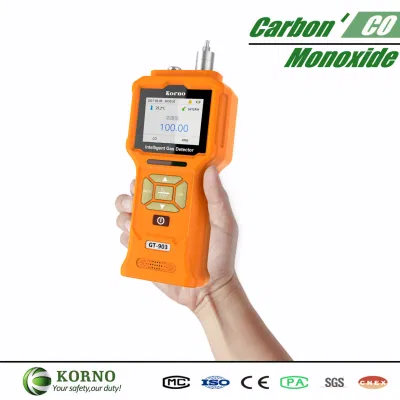 Bomba portátil de sucção detector de gás monóxido de carbono/medidor analisador de gases de escape do carro co detector